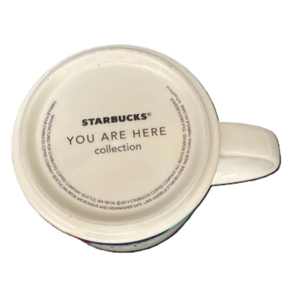 Virginia Starbucks You Are Here‎ Collection Coffee Mug 14oz 2013 Red White Blue
